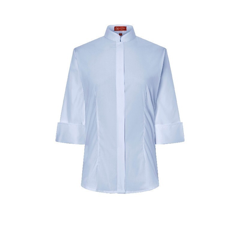 Camisa Mujer Cuello Mao Manga 3/4 Dinar - 940139 