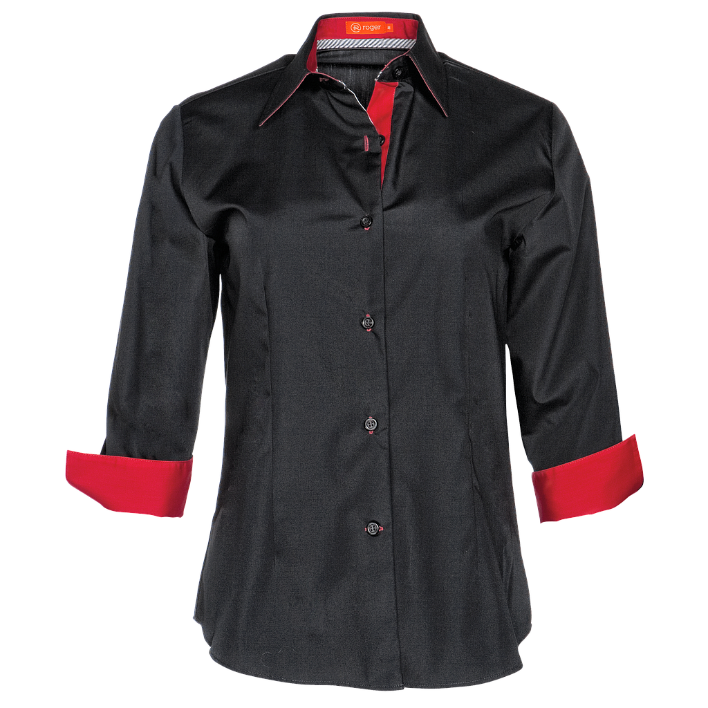 Camisa Mujer Cuello Camisero Manga 3/4 Nilo - 934140 