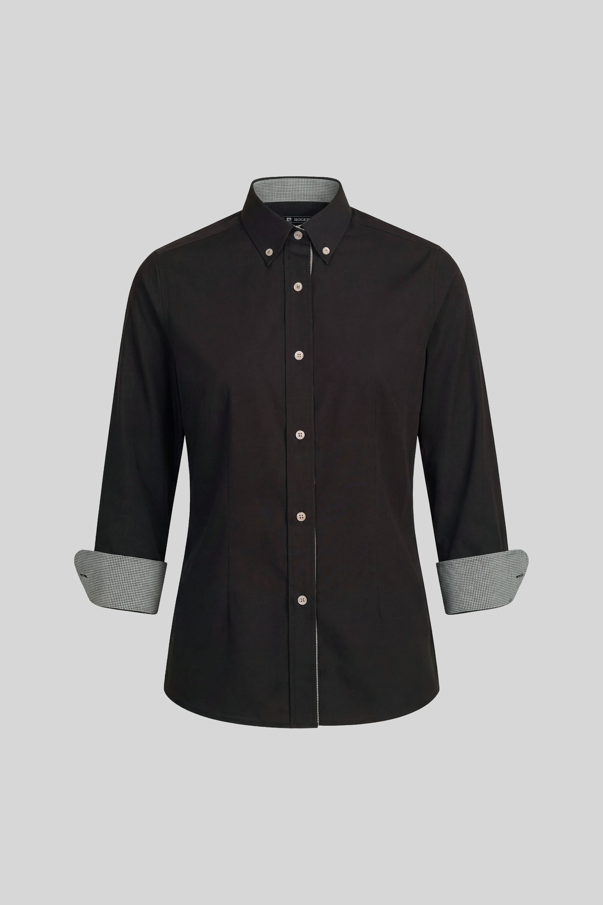 Camisa Mujer Cuello Camisero Manga 3/4 Plaid - 960151