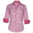 Camisa Mujer Cuello Camisero Manga 3/4 Plaid - 960151