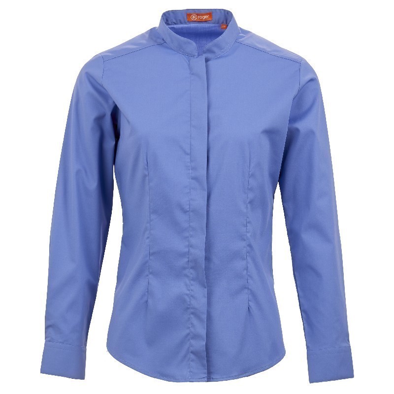 Camisa Mujer Cuello Mao Manga Larga Dinar - 984139 