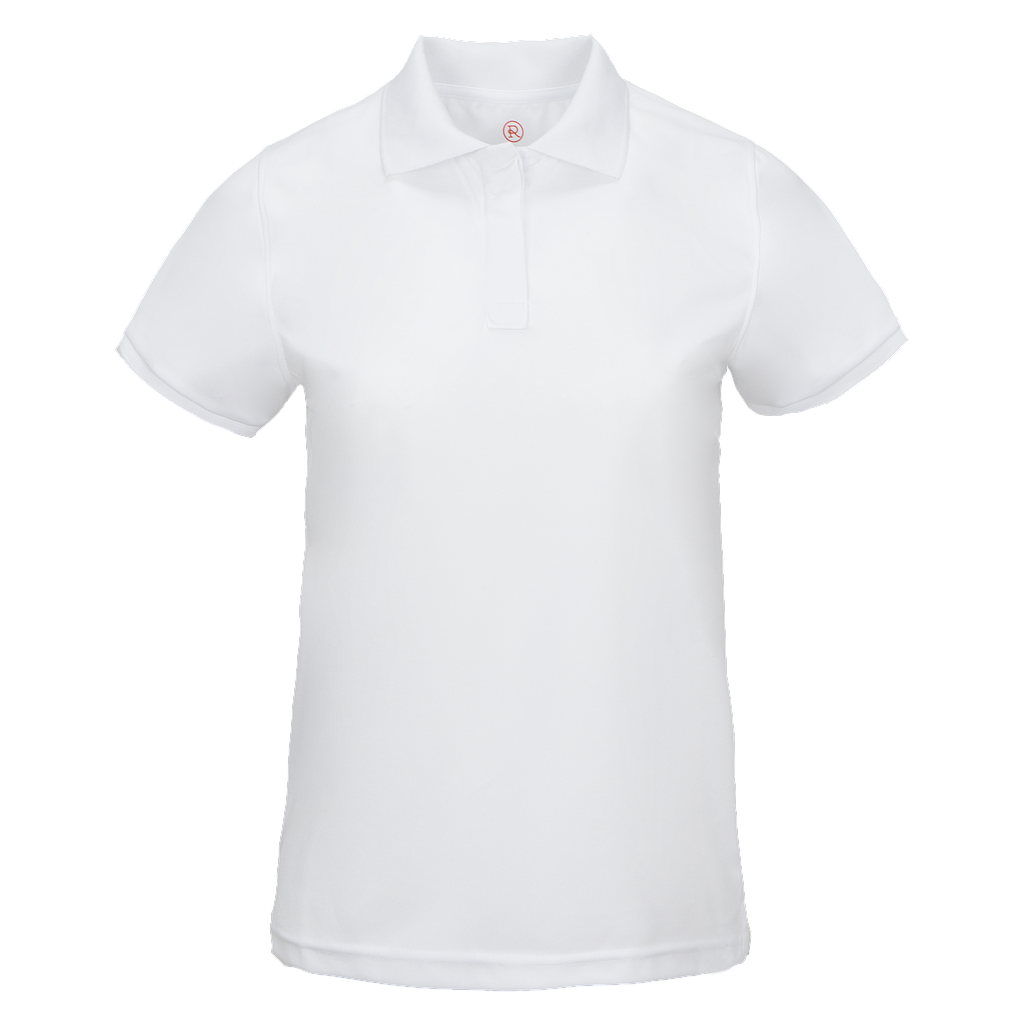 Polo blanco mujer manga corta online