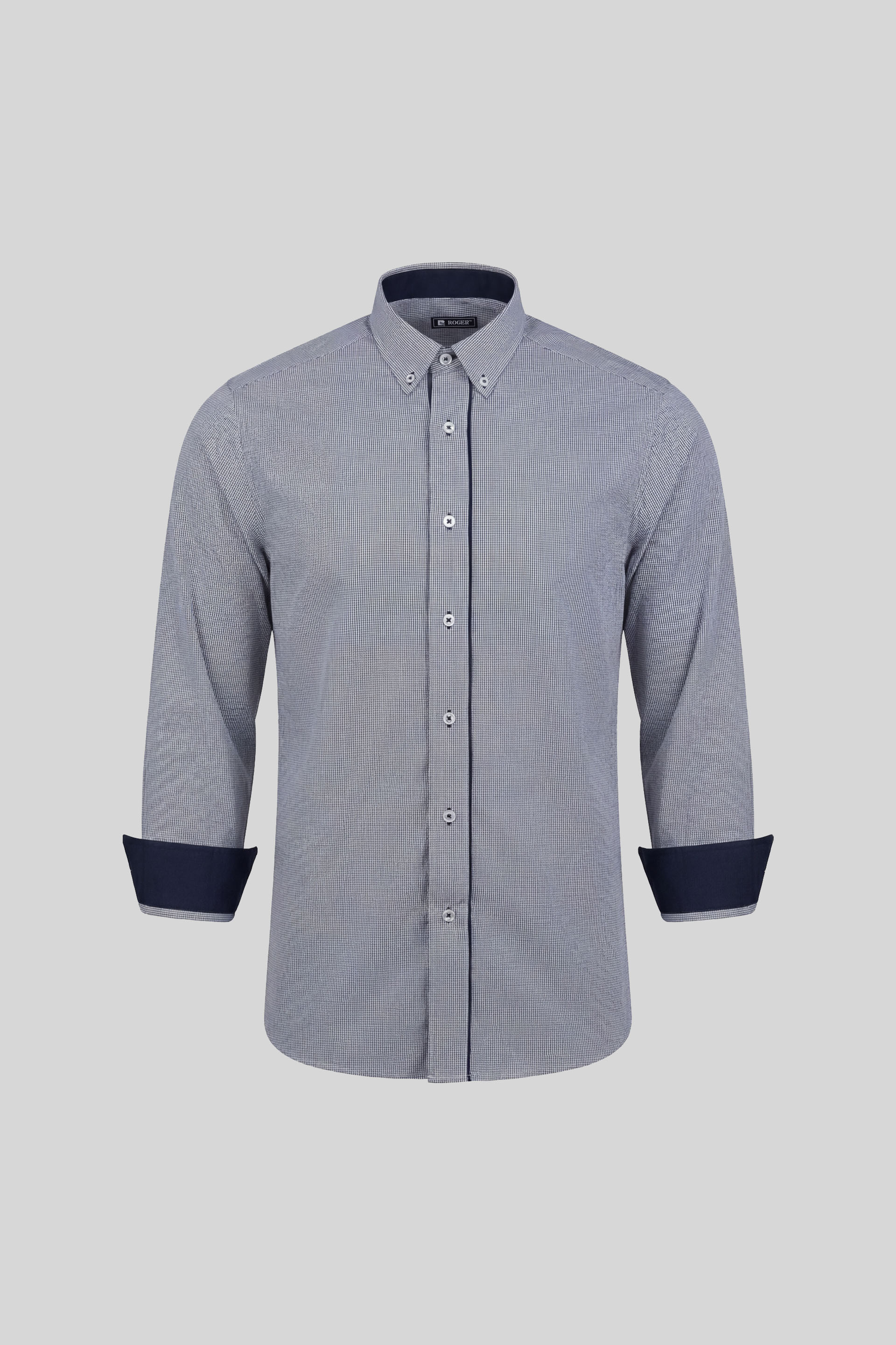Camisa Hombre Cuello Camisero Manga Larga Plaid - 950151 