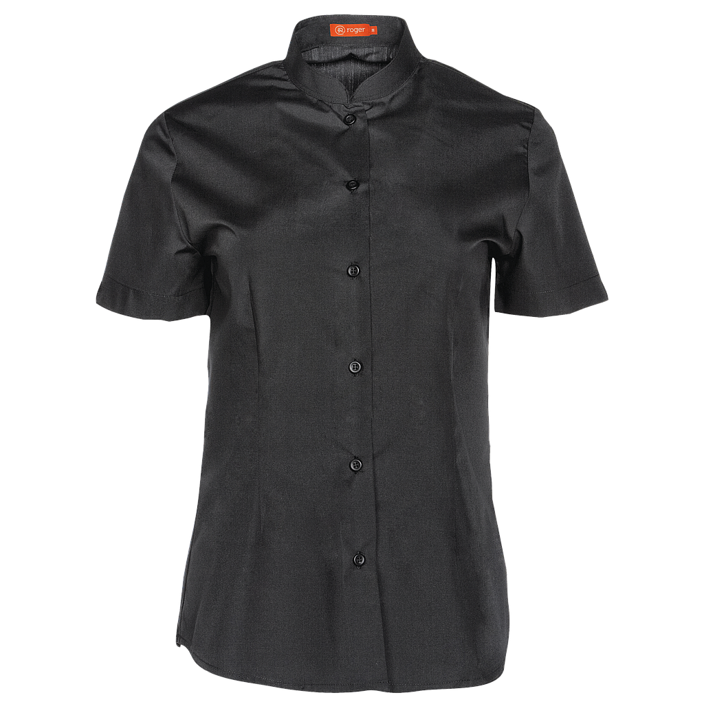 Camisa Mujer Cuello Mao Manga Corta Gabin 947141 Uniformes Roger
