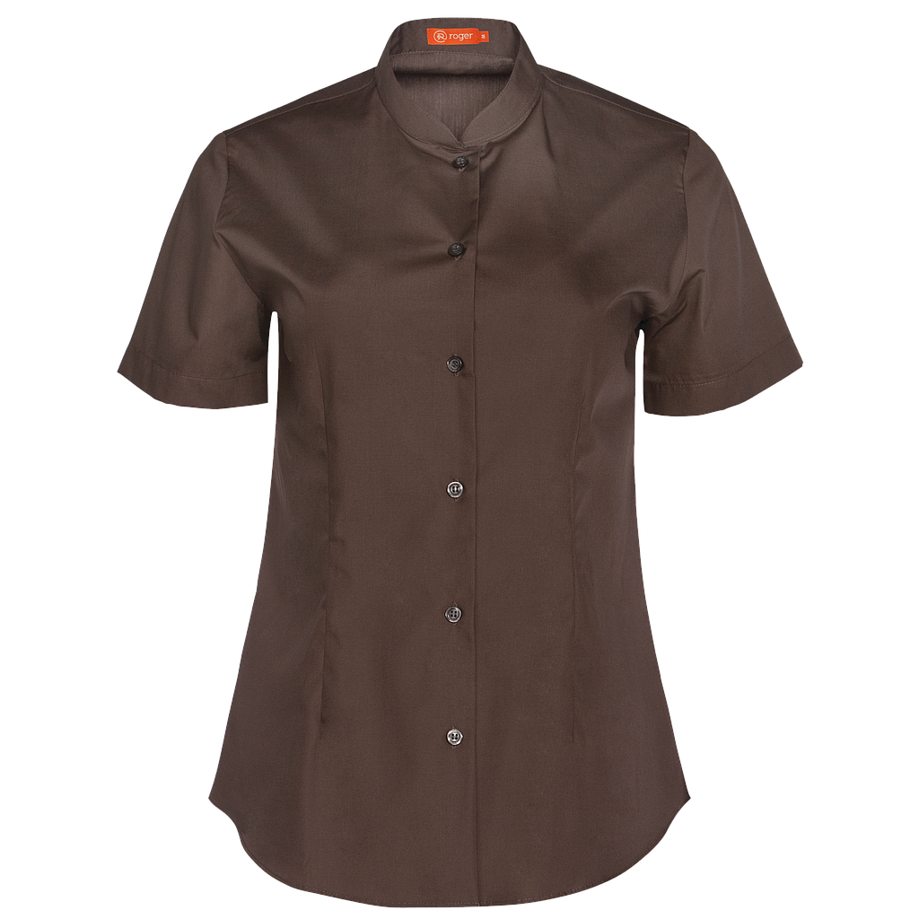 Camisa Mujer Cuello Mao Manga Corta Yuan - 947140 