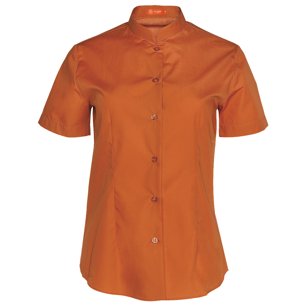 Camisa Mujer Cuello Mao Manga Corta Yuan - 947140 