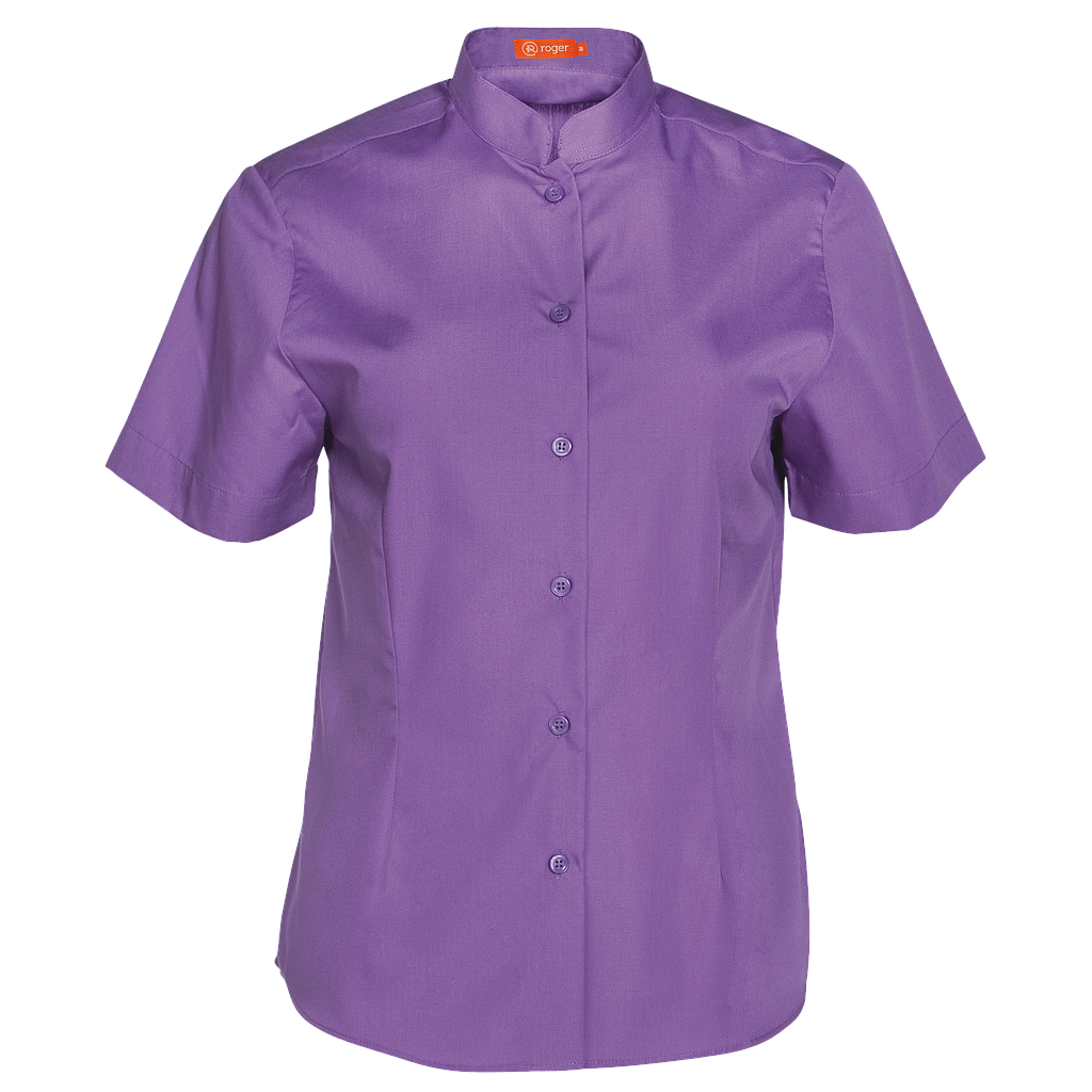 Camisa Mujer Cuello Mao Manga Corta Yuan - 947140 