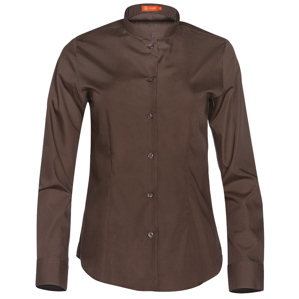 Camisa Mujer Cuello Mao Manga Larga Yuan - 941140 