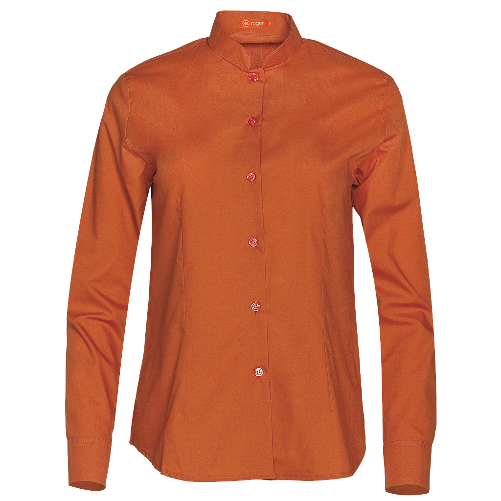 Camisa Mujer Cuello Mao Manga Larga Yuan - 941140 