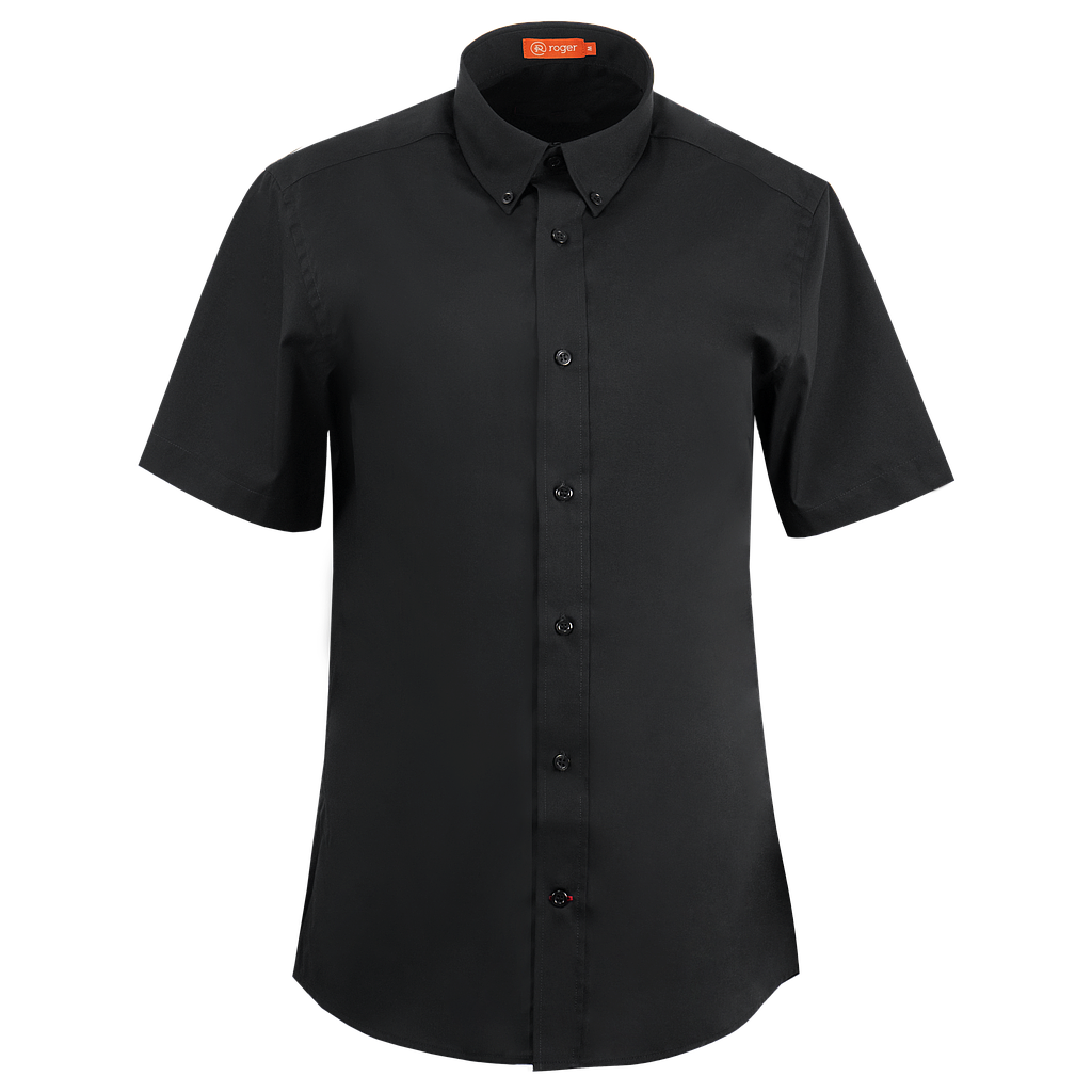 Camisa Hombre Cuello Camisero Manga Corta London 972139 Uniformes Roger