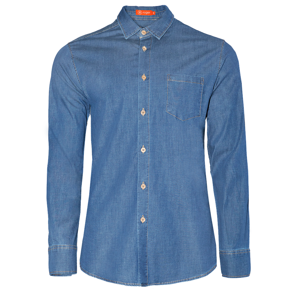 Camisa Hombre Cuello Camisero Manga Larga Shirley - 971193 (OUTLET hasta fin de existencias - 30% descuento s/precio original) 