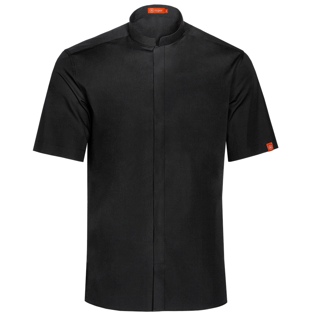 Camisa Hombre Cuello Mao Manga Corta Dinar 983139 Uniformes Roger