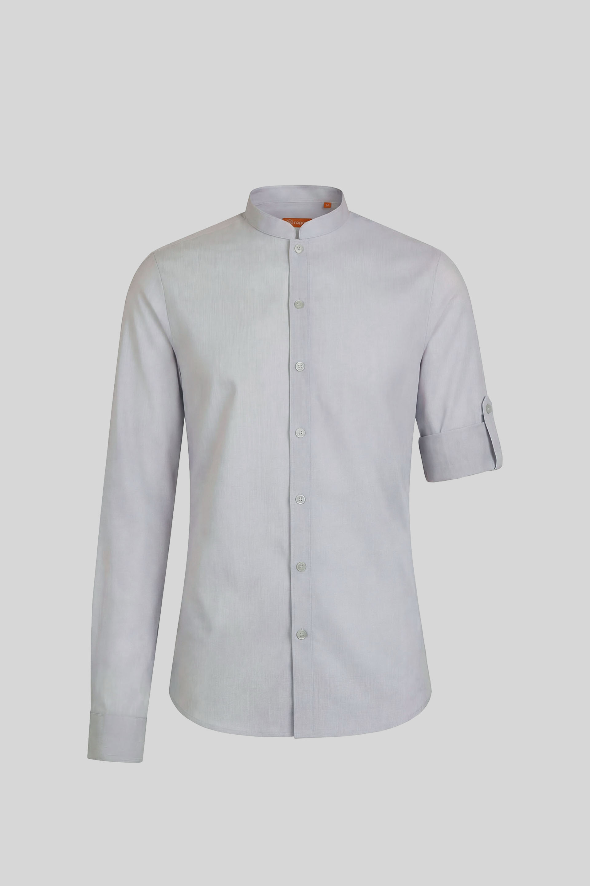 Camisa Hombre Cuello Mao Manga Larga Oxford - 991225 