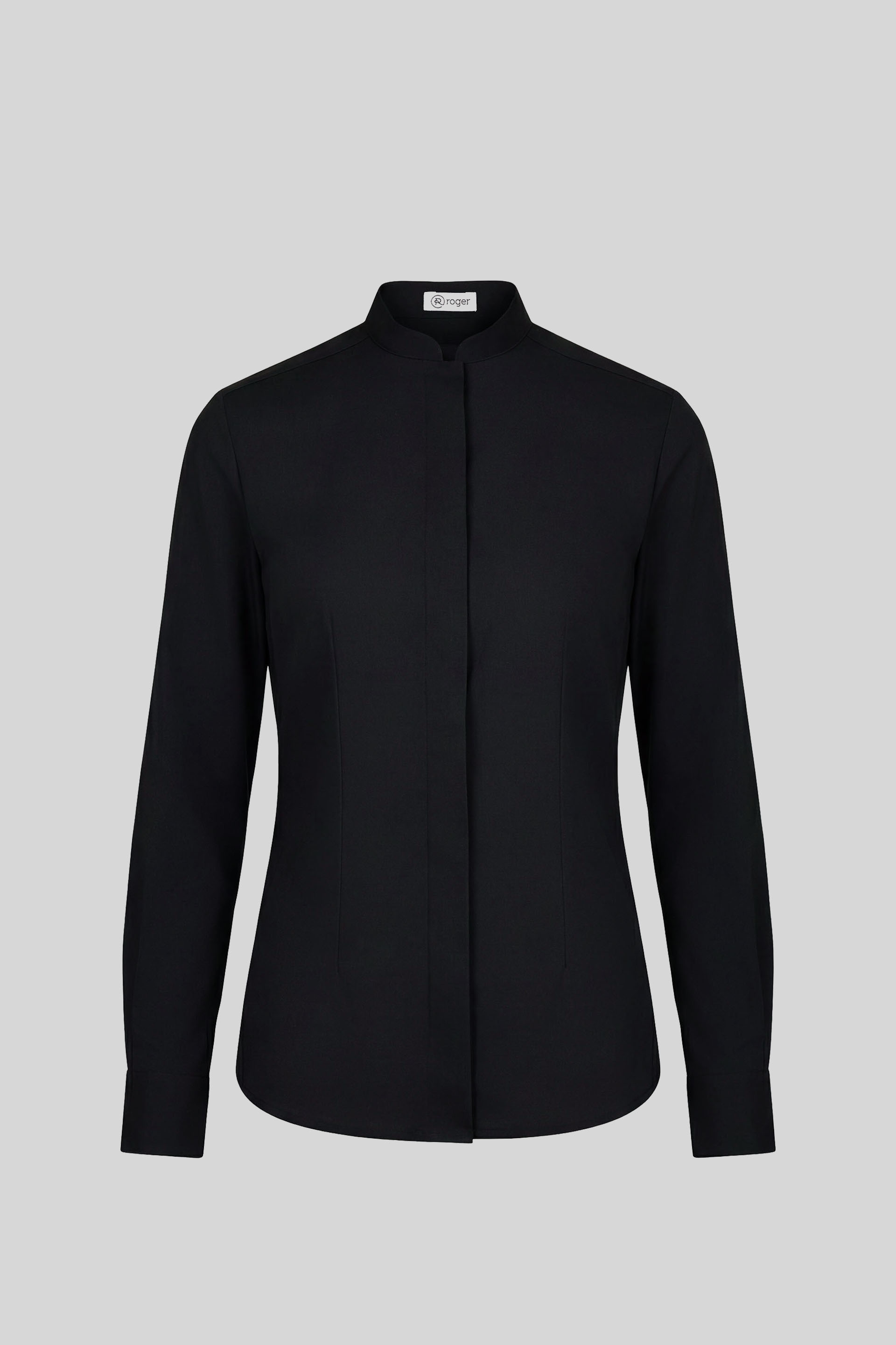 Camisa Mujer Cuello Mao Manga Larga Alameda - 984138 