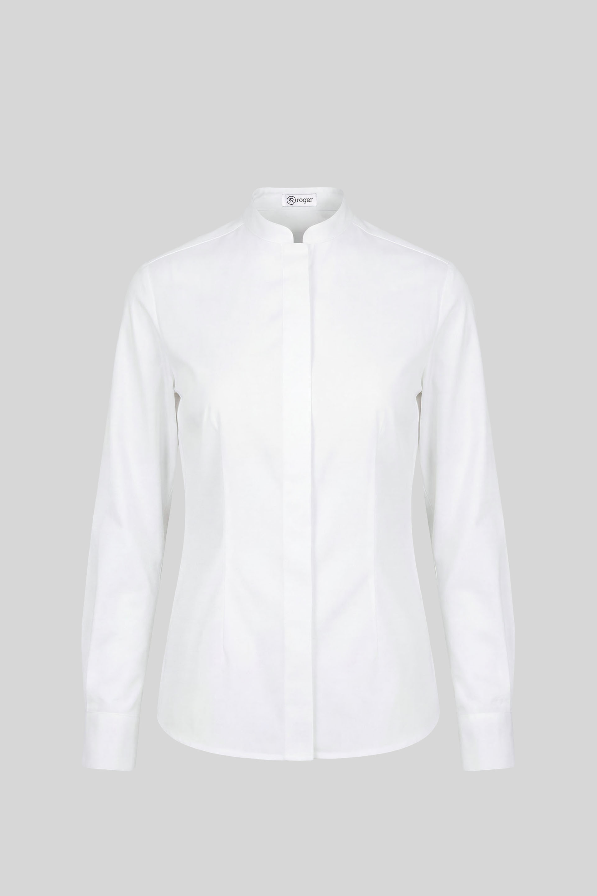 Camisa Mujer Cuello Mao Manga Larga Alameda - 984138 