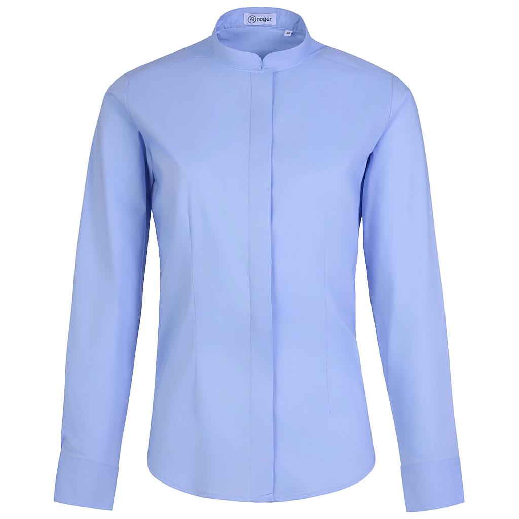 Camisa Mujer Cuello Mao Manga Larga Alameda - 984138 