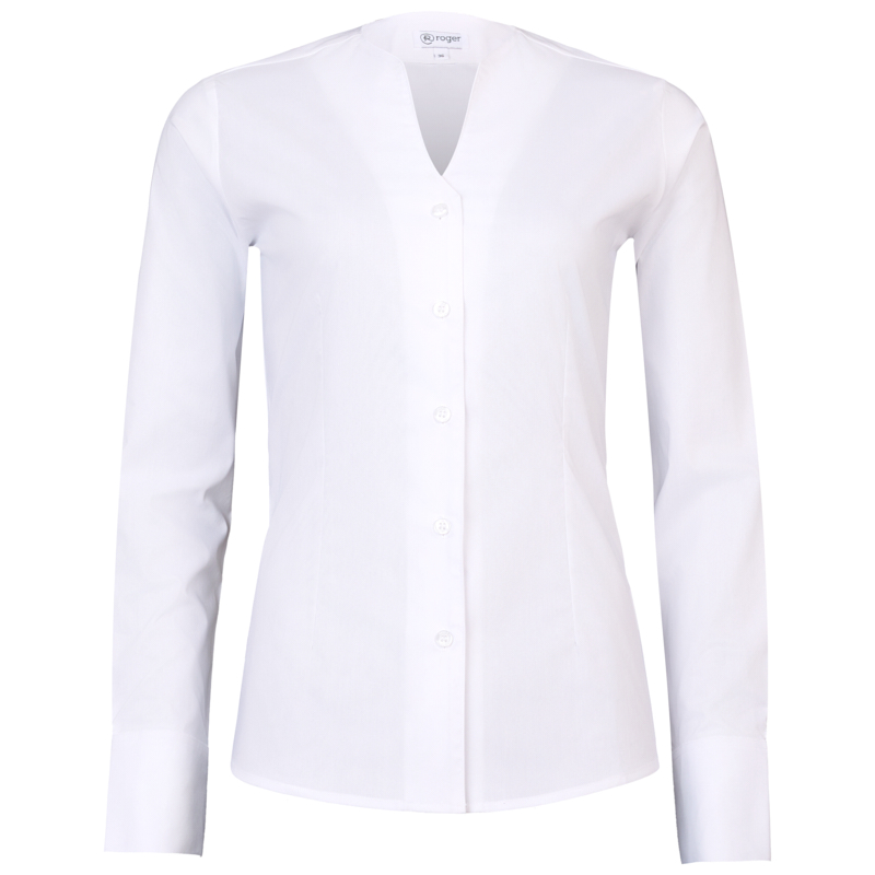 Camisa Mujer Cuello en "V" Manga Larga Alameda - 965138 