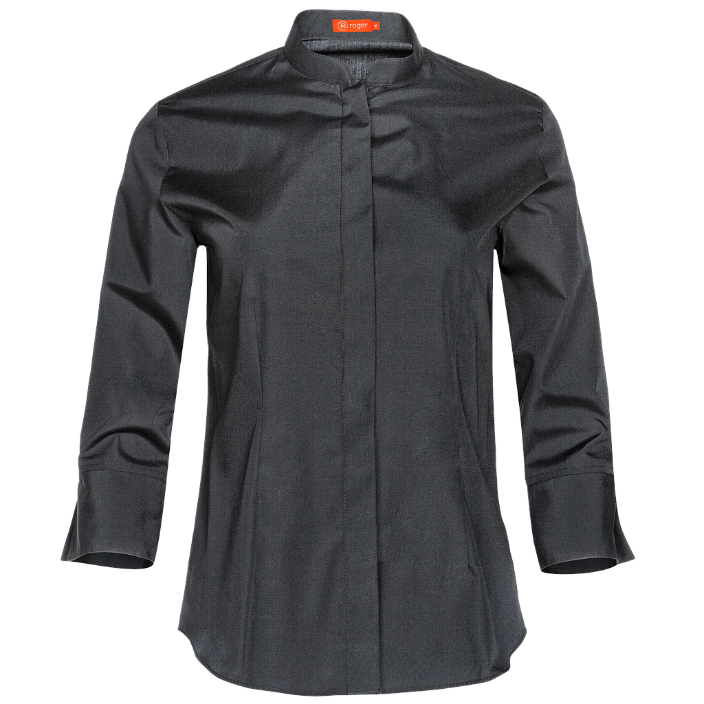 Camisa Mujer Cuello Mao Manga 3/4 Aiko - 940140 (OUTLET hasta fin de existencias - 25% descuento s/precio original)