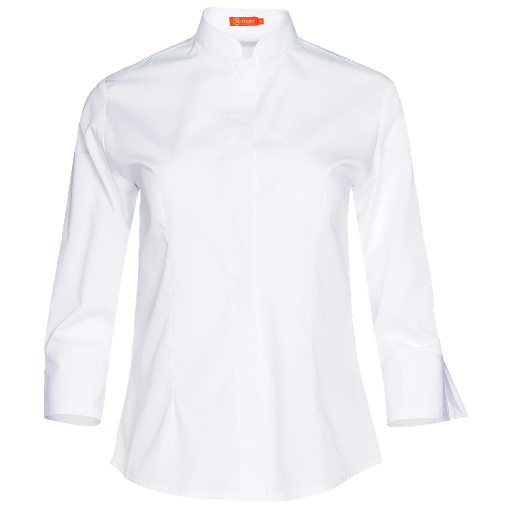 Camisa Mujer Cuello Mao Manga 3/4 Aiko - 940140 (OUTLET hasta fin de existencias - 40% descuento s/precio original)