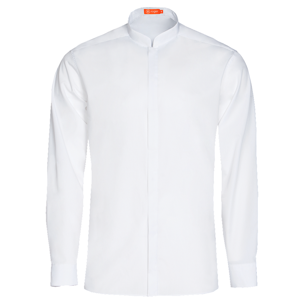 Camisa Hombre Cuello Mao Manga Larga Aiko - 922140 (OUTLET hasta fin de existencias - 25% descuento s/precio original)