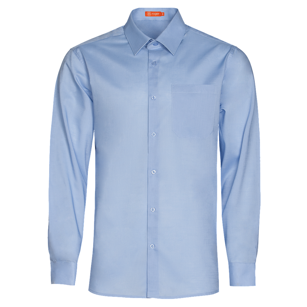 Camisa Hombre Cuello Camisero Manga Larga Florida 920144 Uniformes Roger