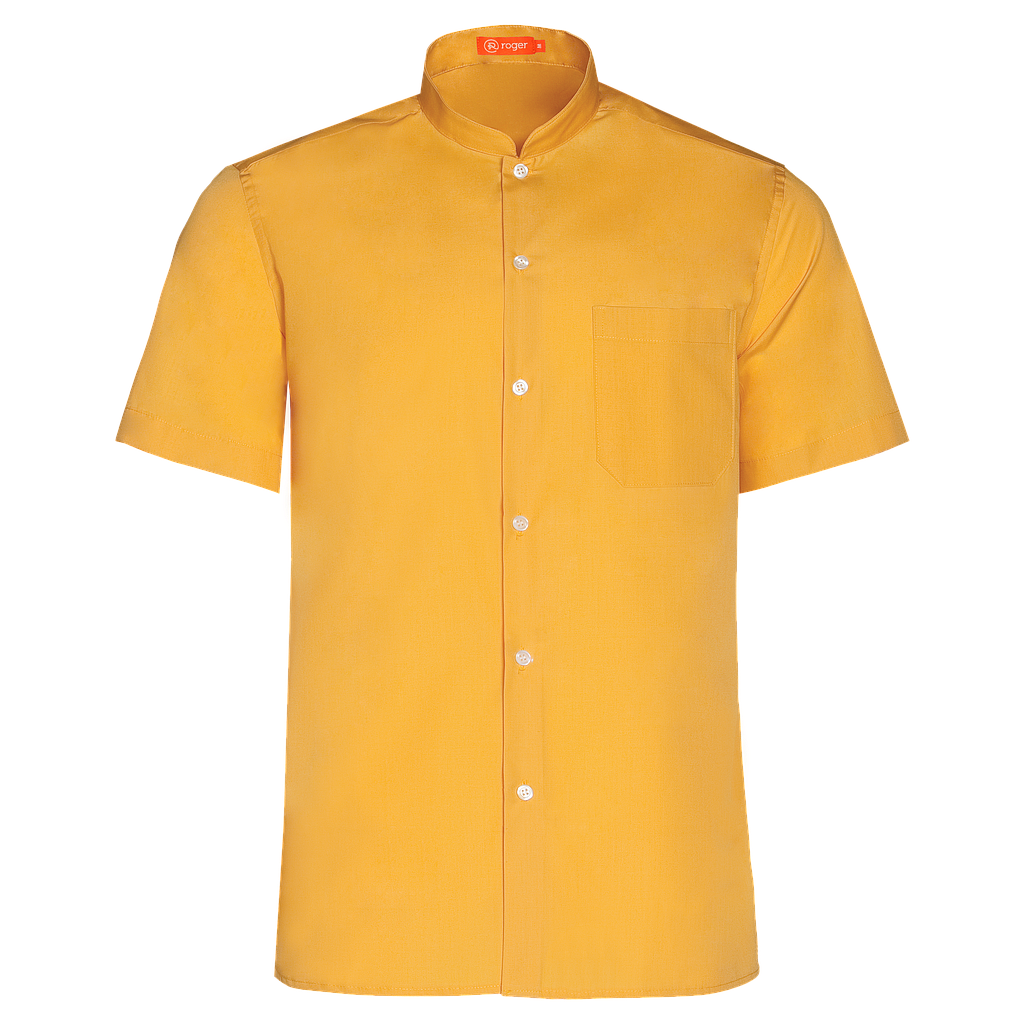 Camisa Hombre Cuello Mao Manga Corta Yuan - 927140 