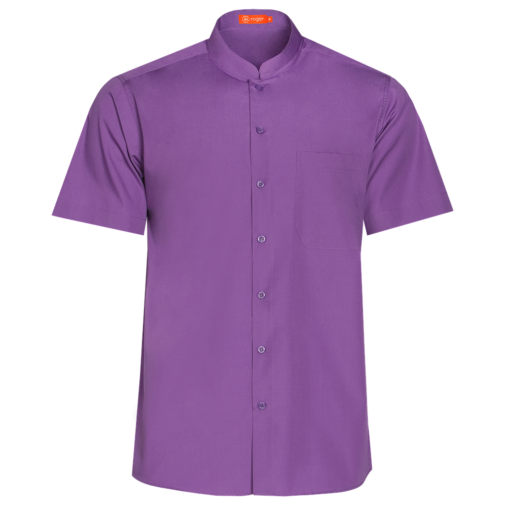 Camisa Hombre Cuello Mao Manga Corta Yuan - 927140 