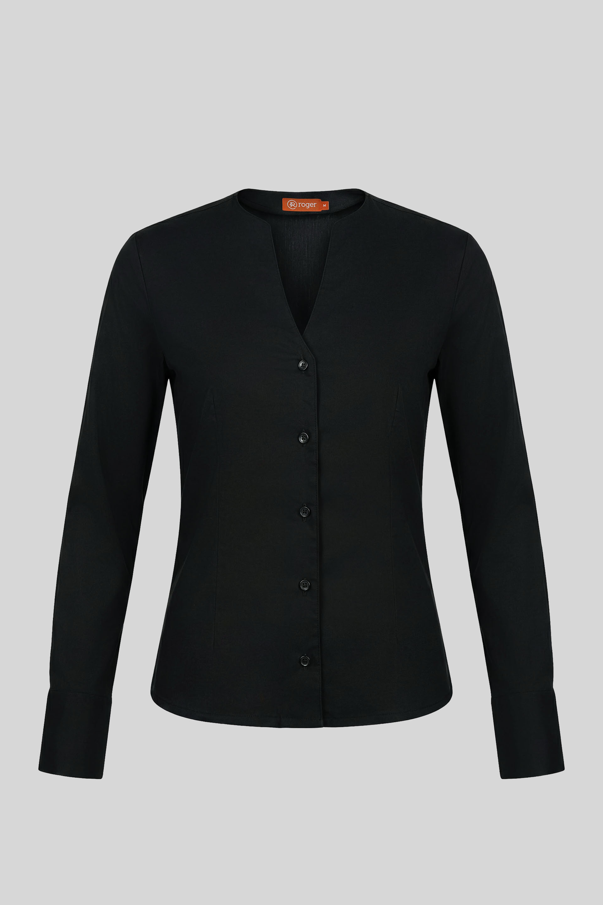 Camisa Mujer Cuello en "V" Manga Larga Dinar - 965139 
