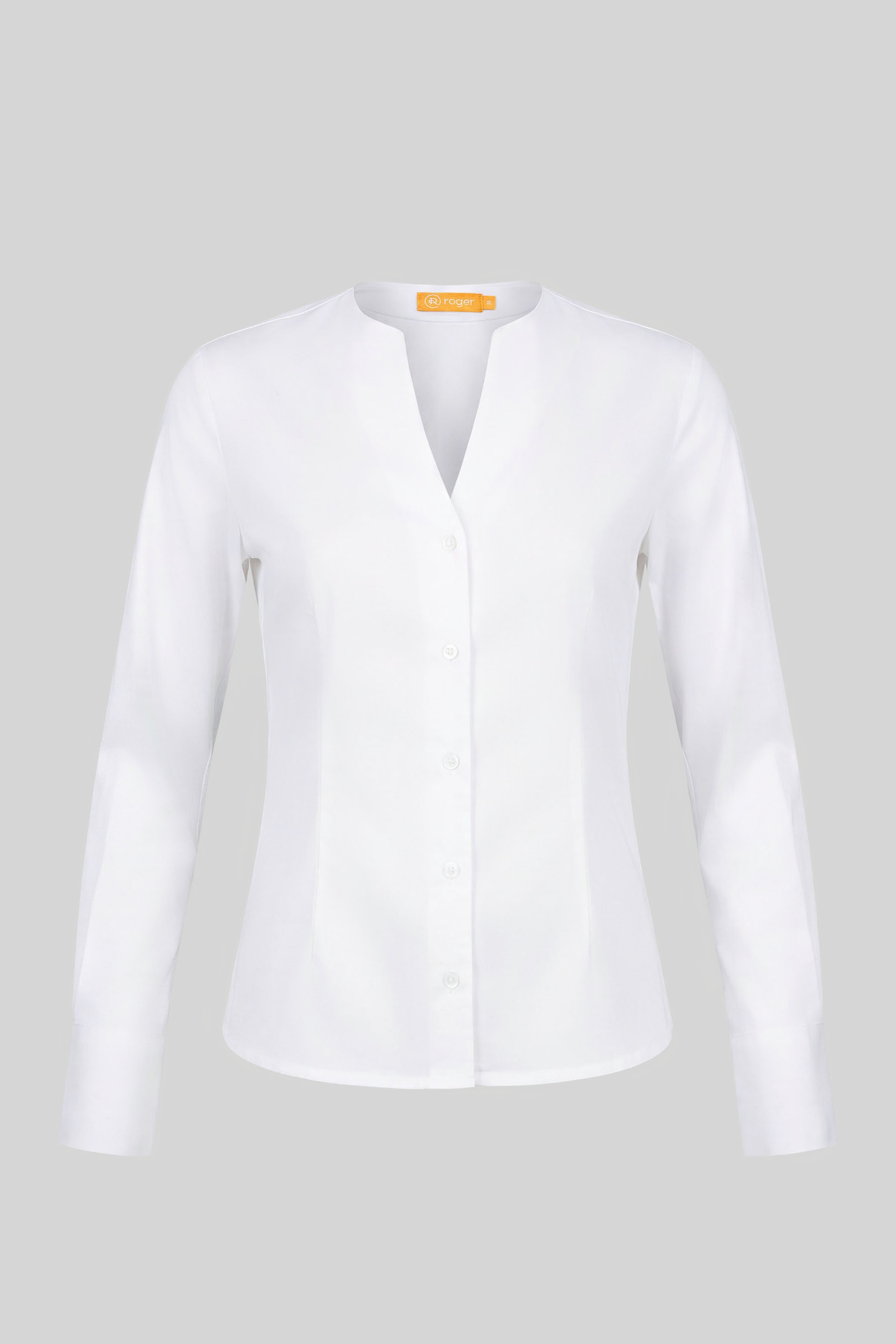 Camisa Mujer Cuello en "V" Manga Larga Dinar - 965139 