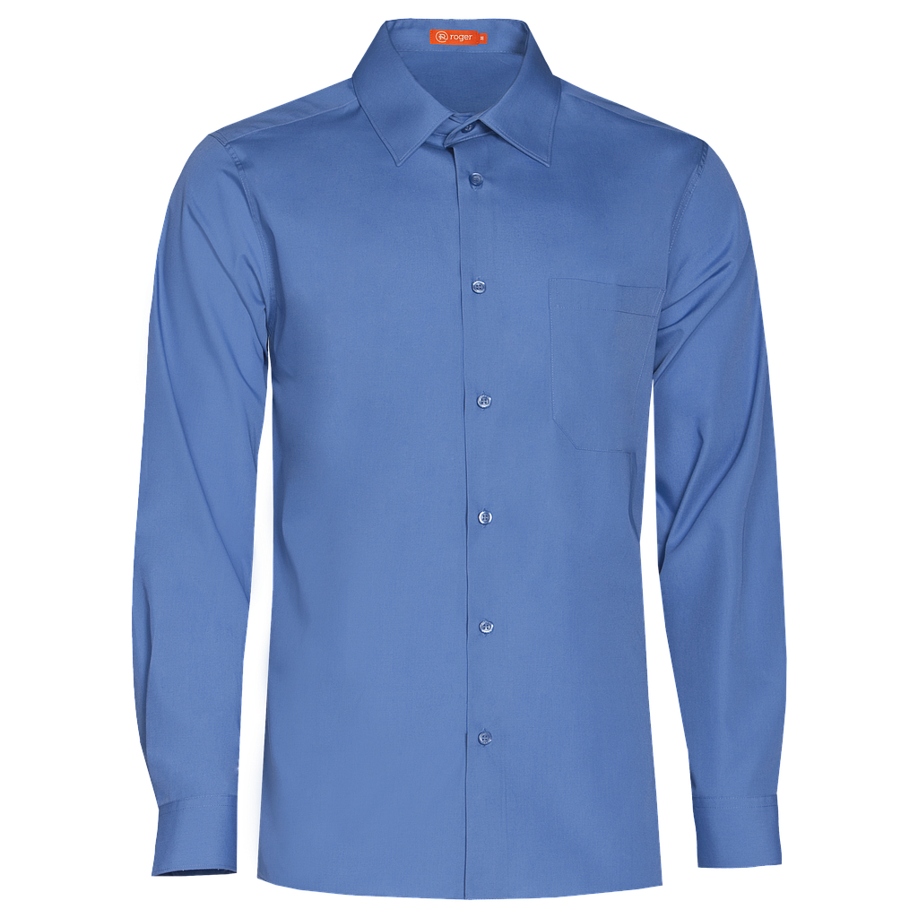 Camisa Hombre Cuello Camisero Manga Larga Caine - 920140 (OUTLET hasta fin de existencias - 50% descuento s/precio original)