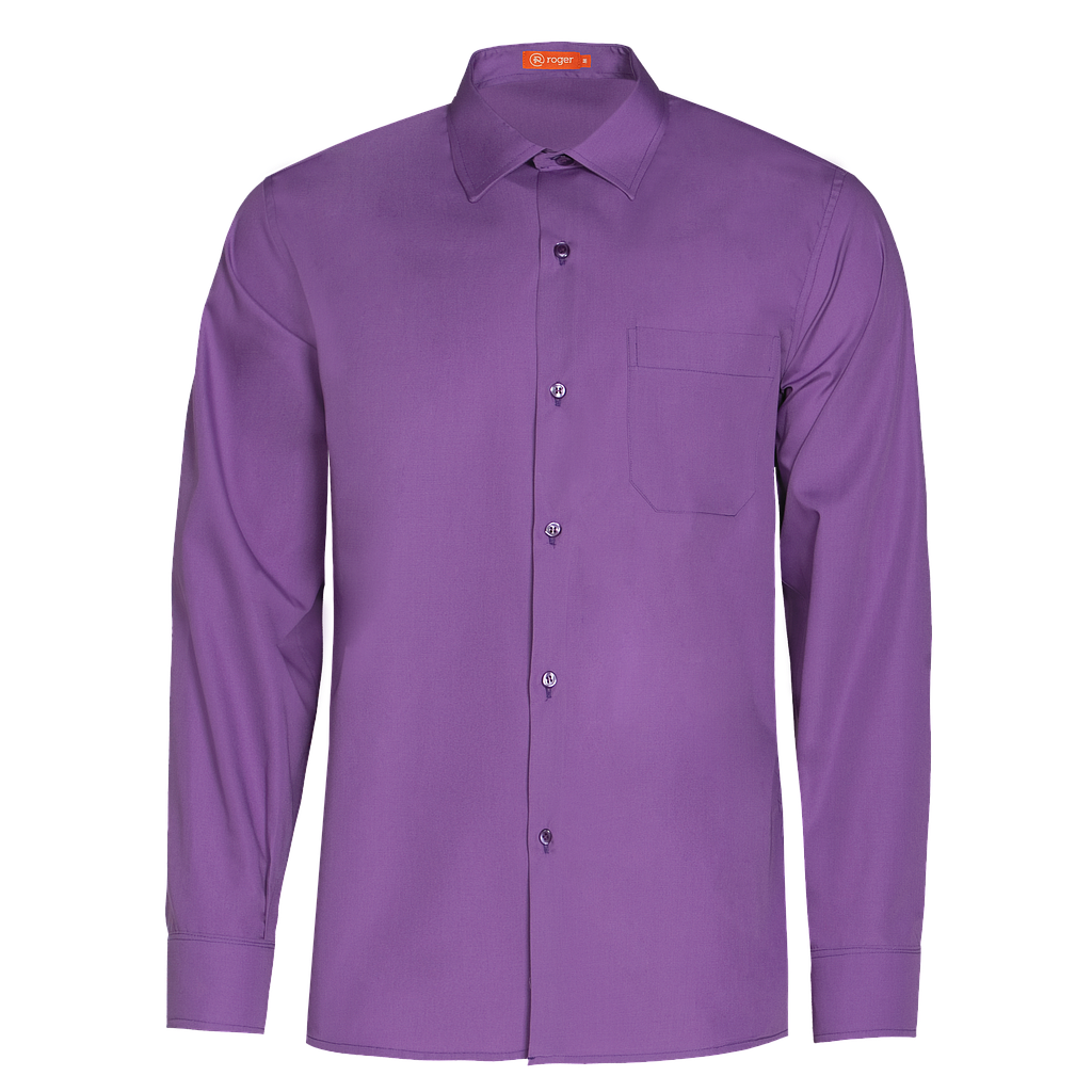 Camisa Hombre Cuello Camisero Manga Larga Caine - 920140 (OUTLET hasta fin de existencias - 50% descuento s/precio original)