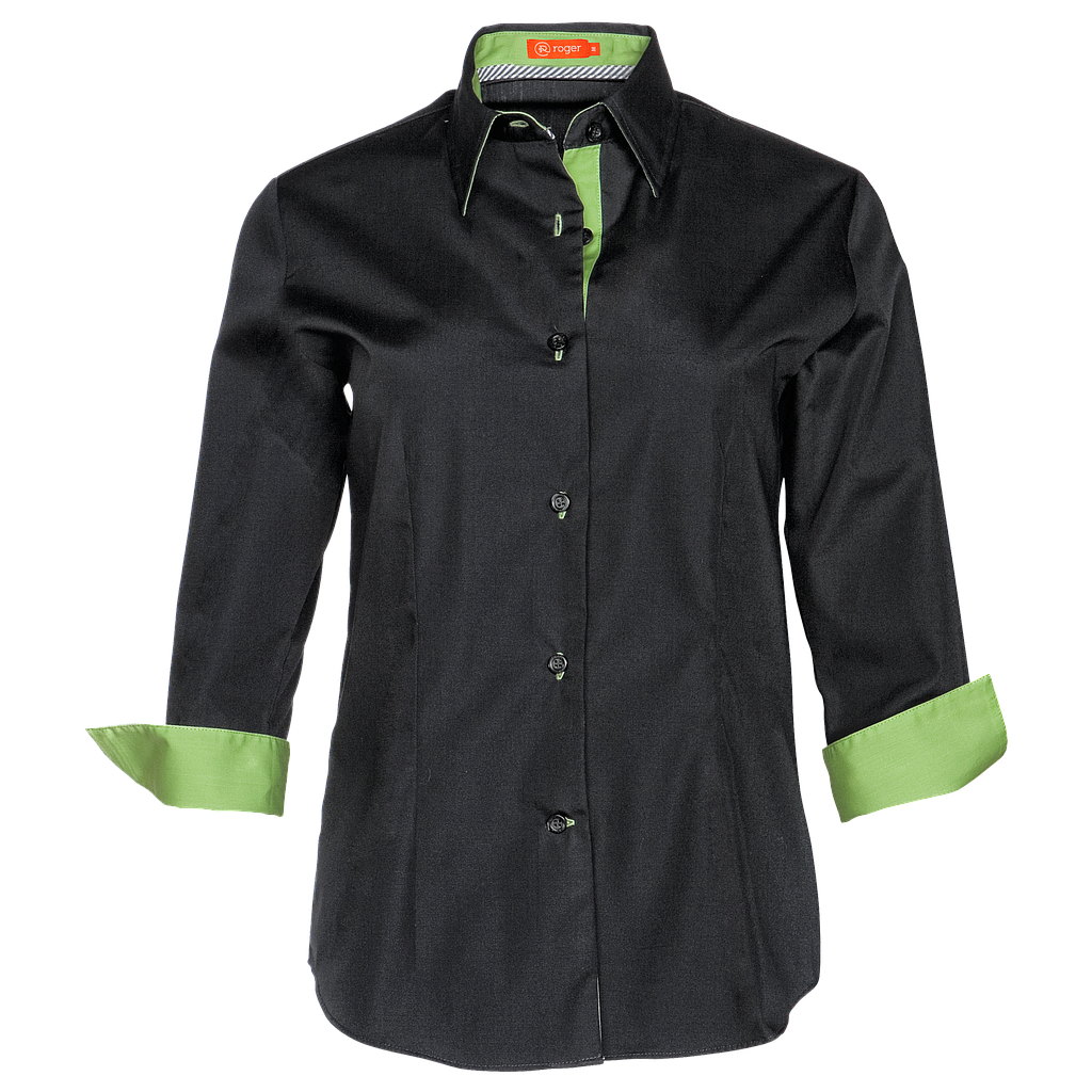 Camisa Mujer Cuello Camisero Manga 3/4 Nilo - 934140 (Color OUTLET hasta fin de existencias - 50% descuento s/precio original) 