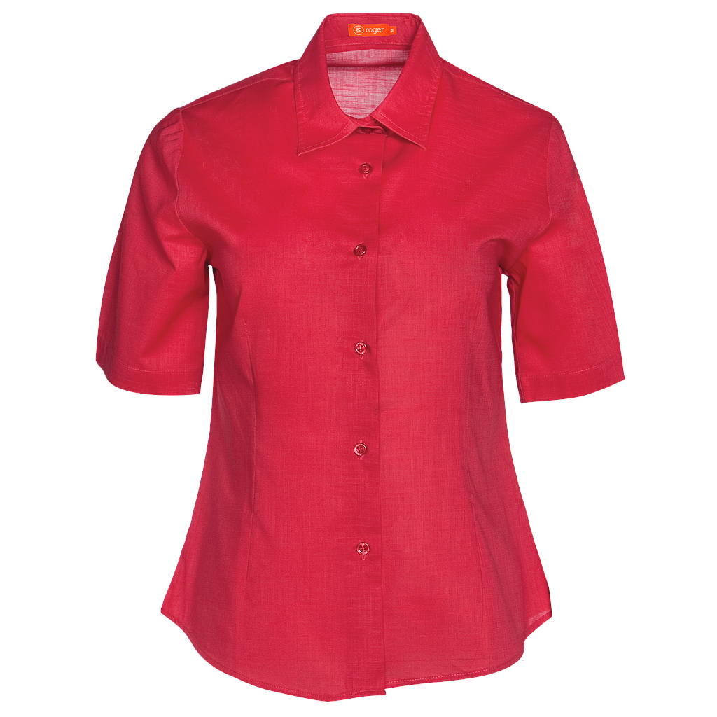 Camisa Mujer Cuello Camisero Manga Corta Florida - 937144 (Color OUTLET hasta fin de existencias - 70% descuento s/precio original) 