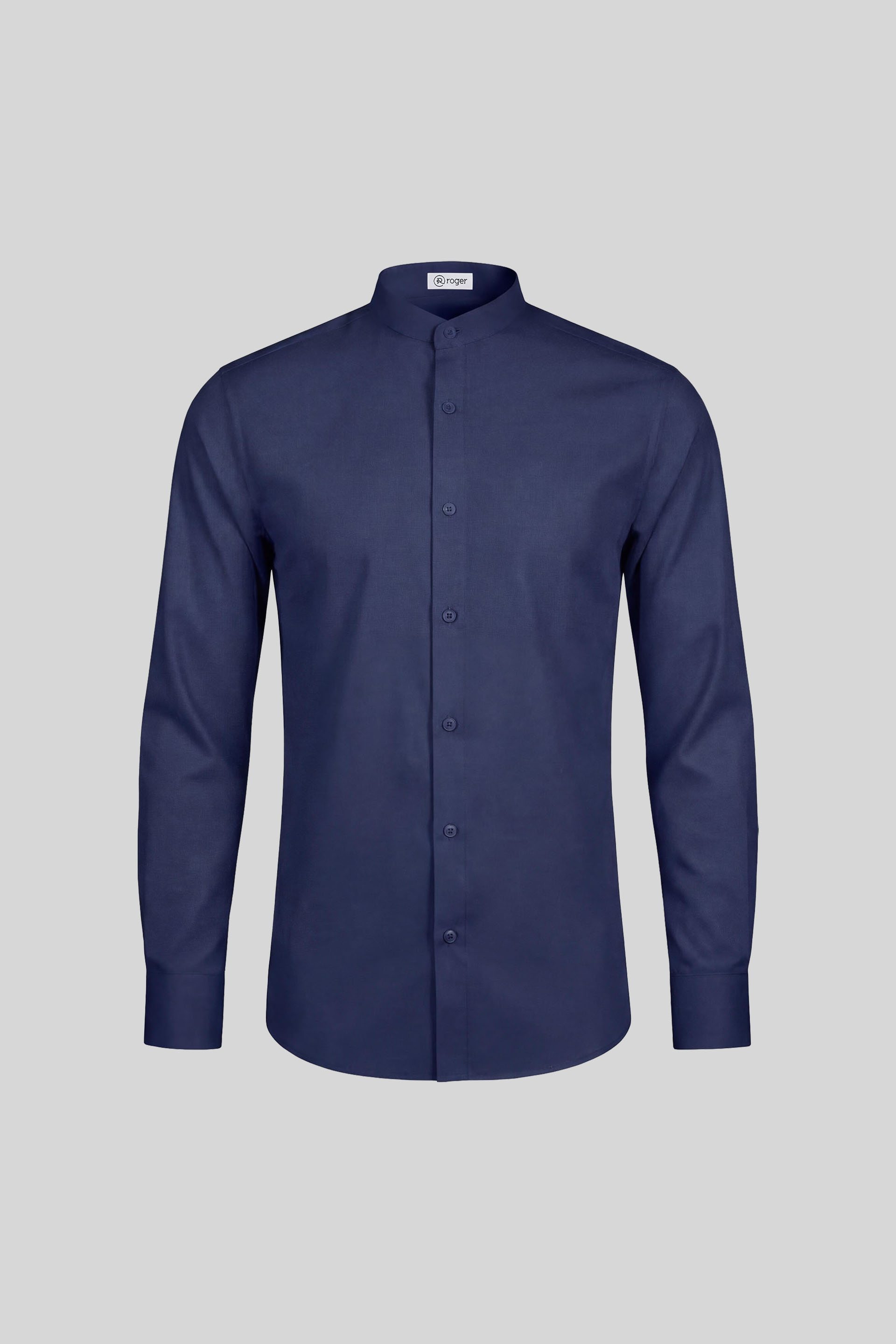 Camisa Hombre Cuello Mao Manga Larga Nobre - 921138 