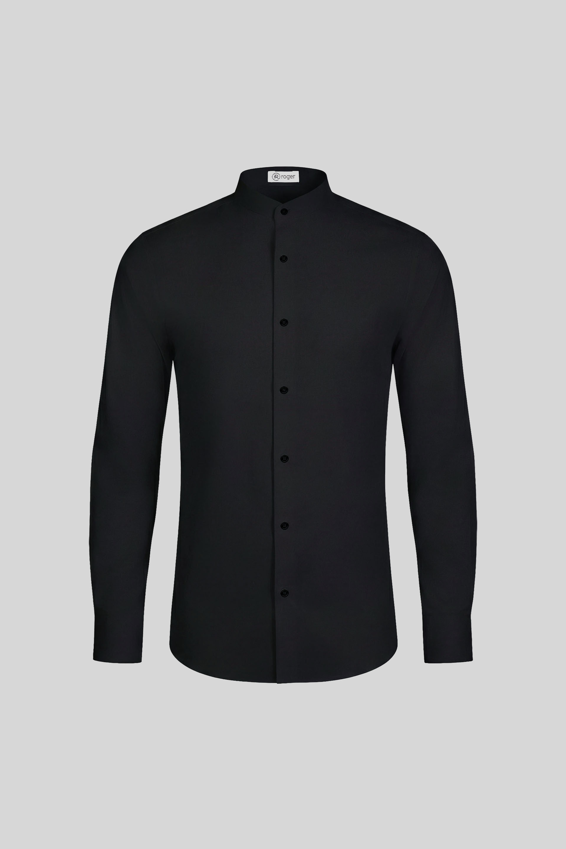 Camisa Hombre Cuello Mao Manga Larga Nobre - 921138 