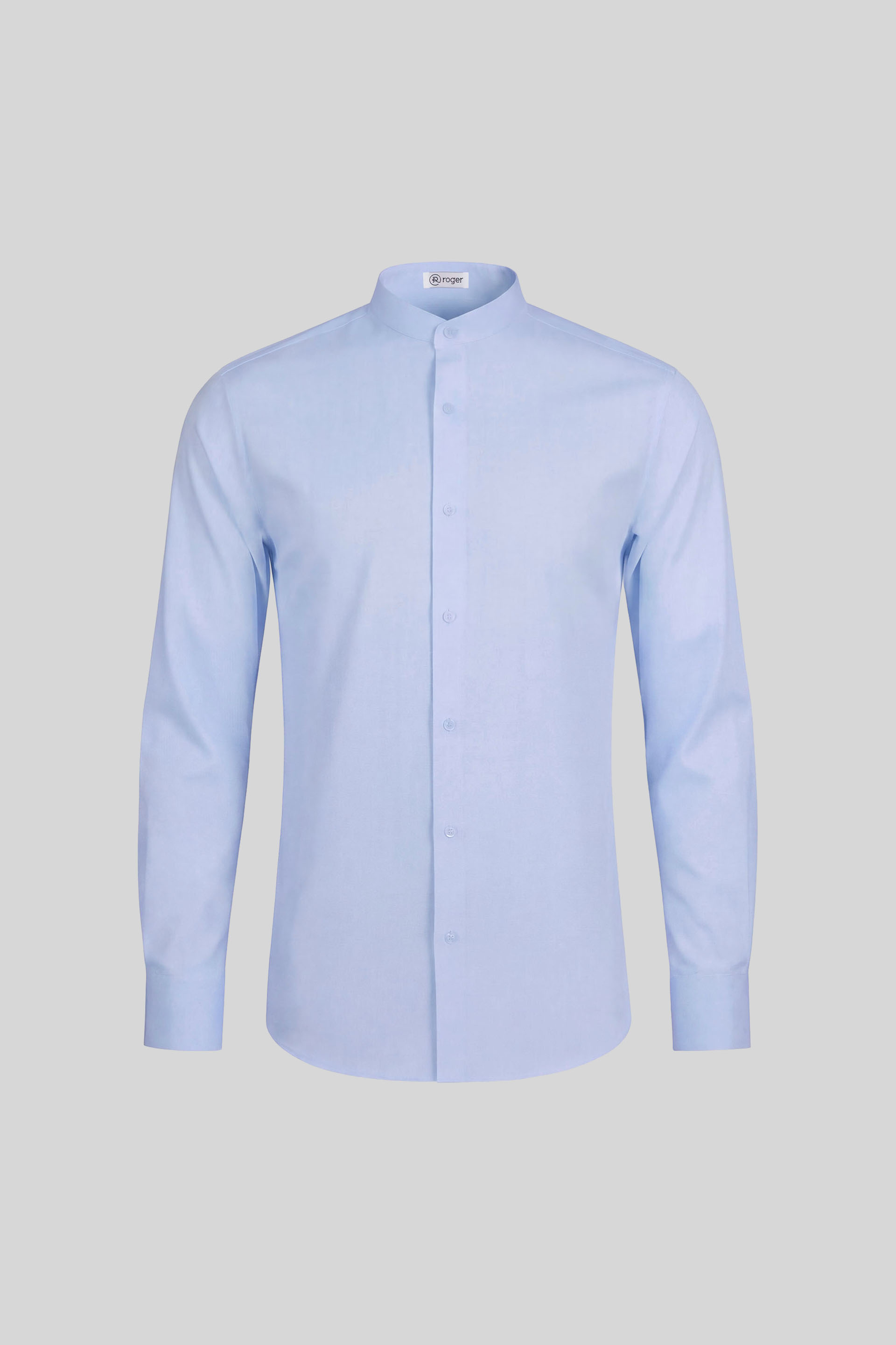 Camisa Hombre Cuello Mao Manga Larga Nobre - 921138 