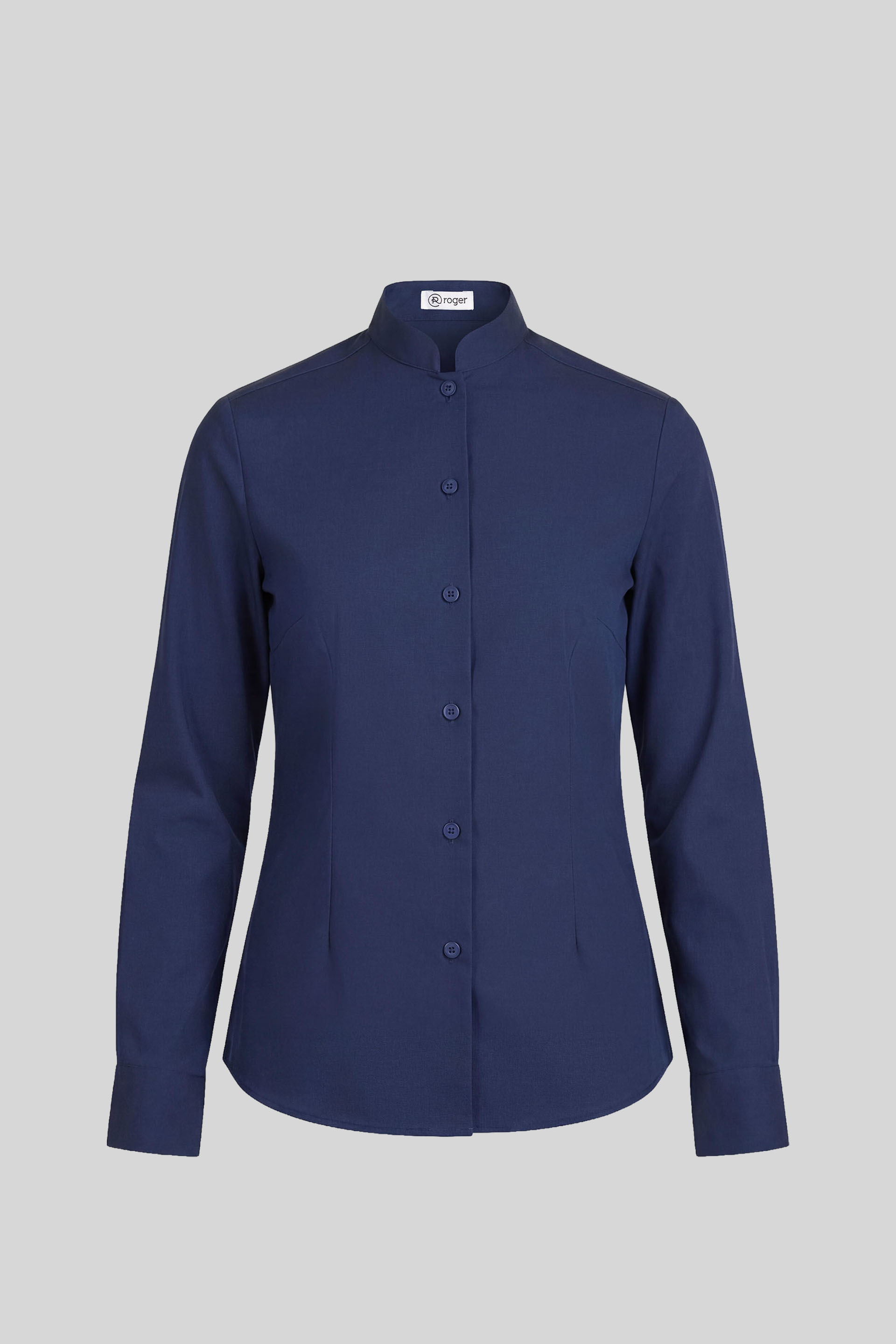 Camisa Mujer Cuello Mao Manga Larga Nobre - 941138 