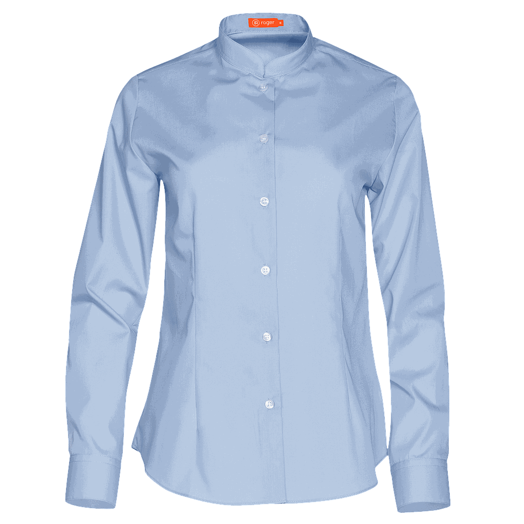 Camisa Mujer Cuello Mao Manga Larga Nobre - 941138 