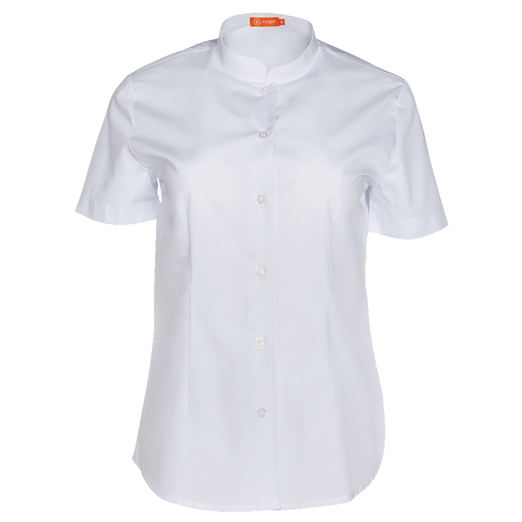 Camisa Mujer Cuello Mao Manga Corta Nobre - 947138 