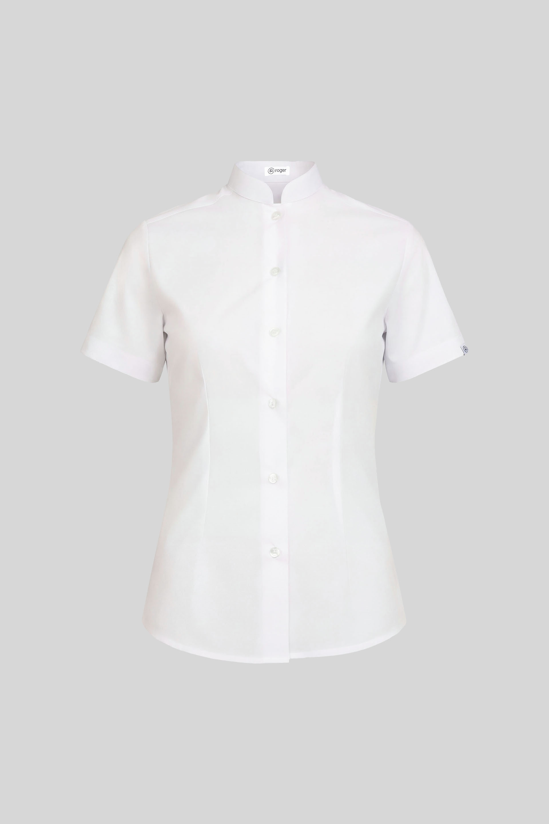 Camisa Mujer Cuello Mao Manga Corta Nobre - 947138 