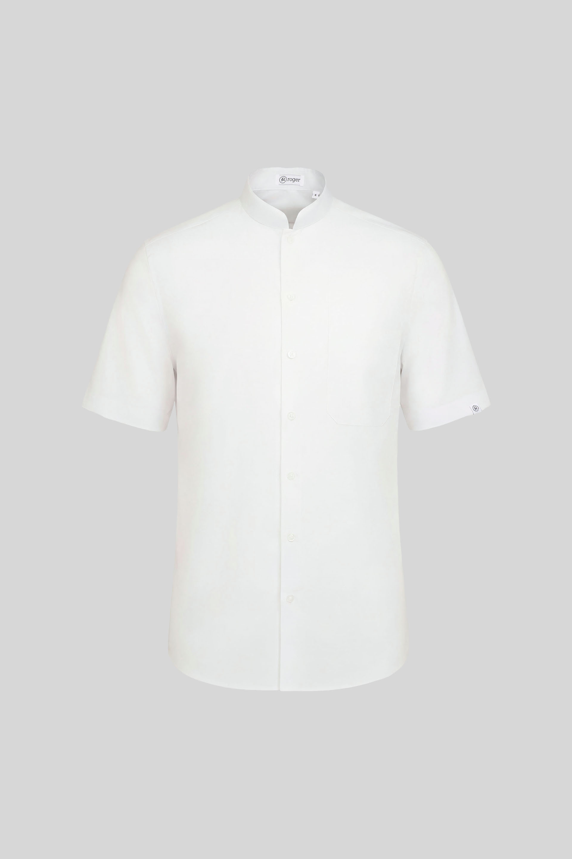 Camisa Hombre Cuello Mao Manga Corta Nobre - 927138 