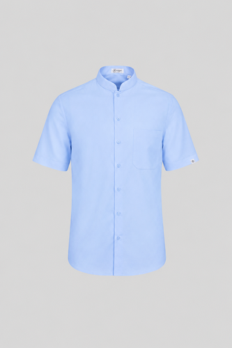 Camisa Hombre Cuello Mao Manga Corta Nobre - 927138 