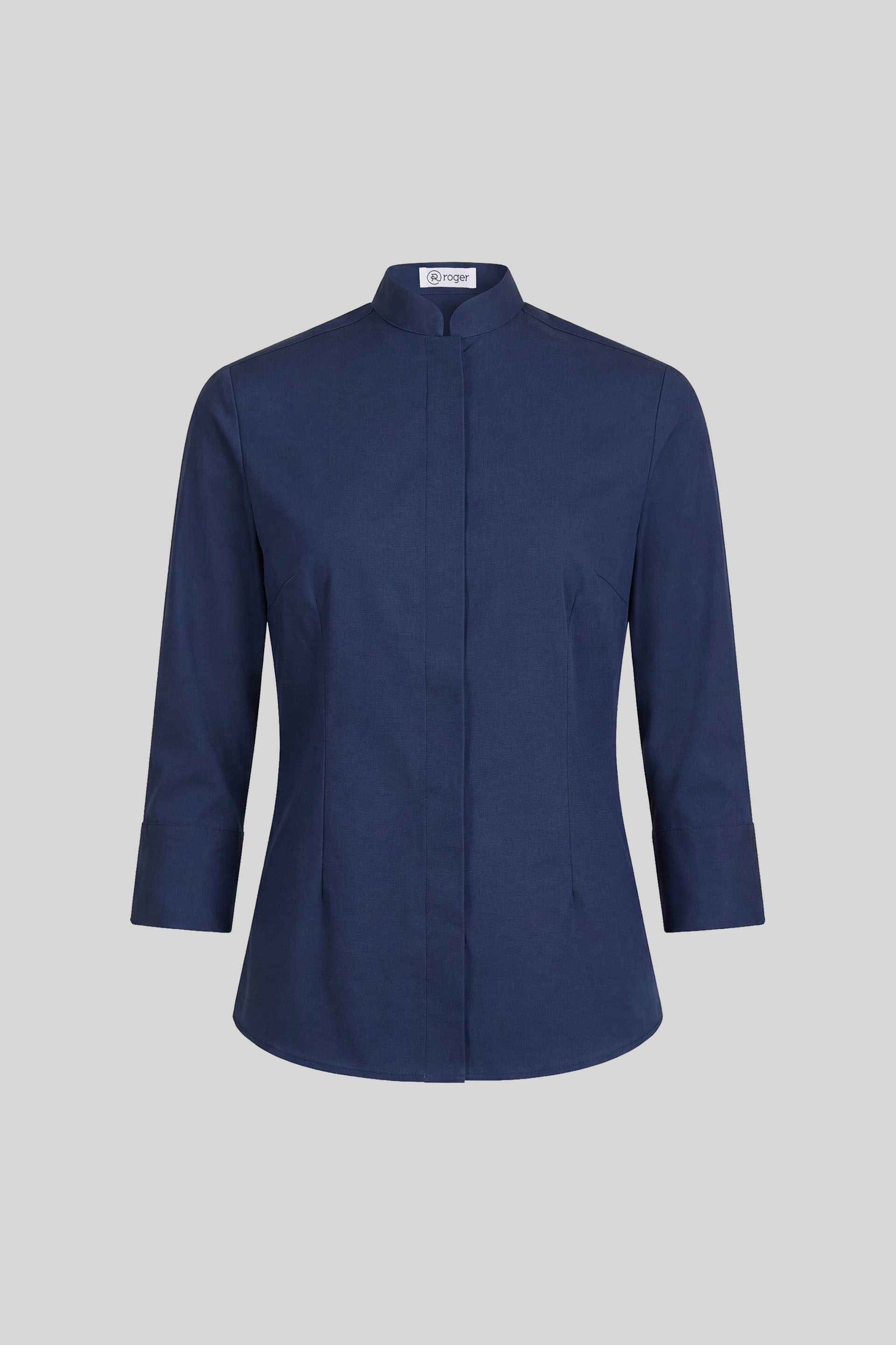 Camisa Mujer Cuello Mao Manga 3/4 Nobre - 940138 