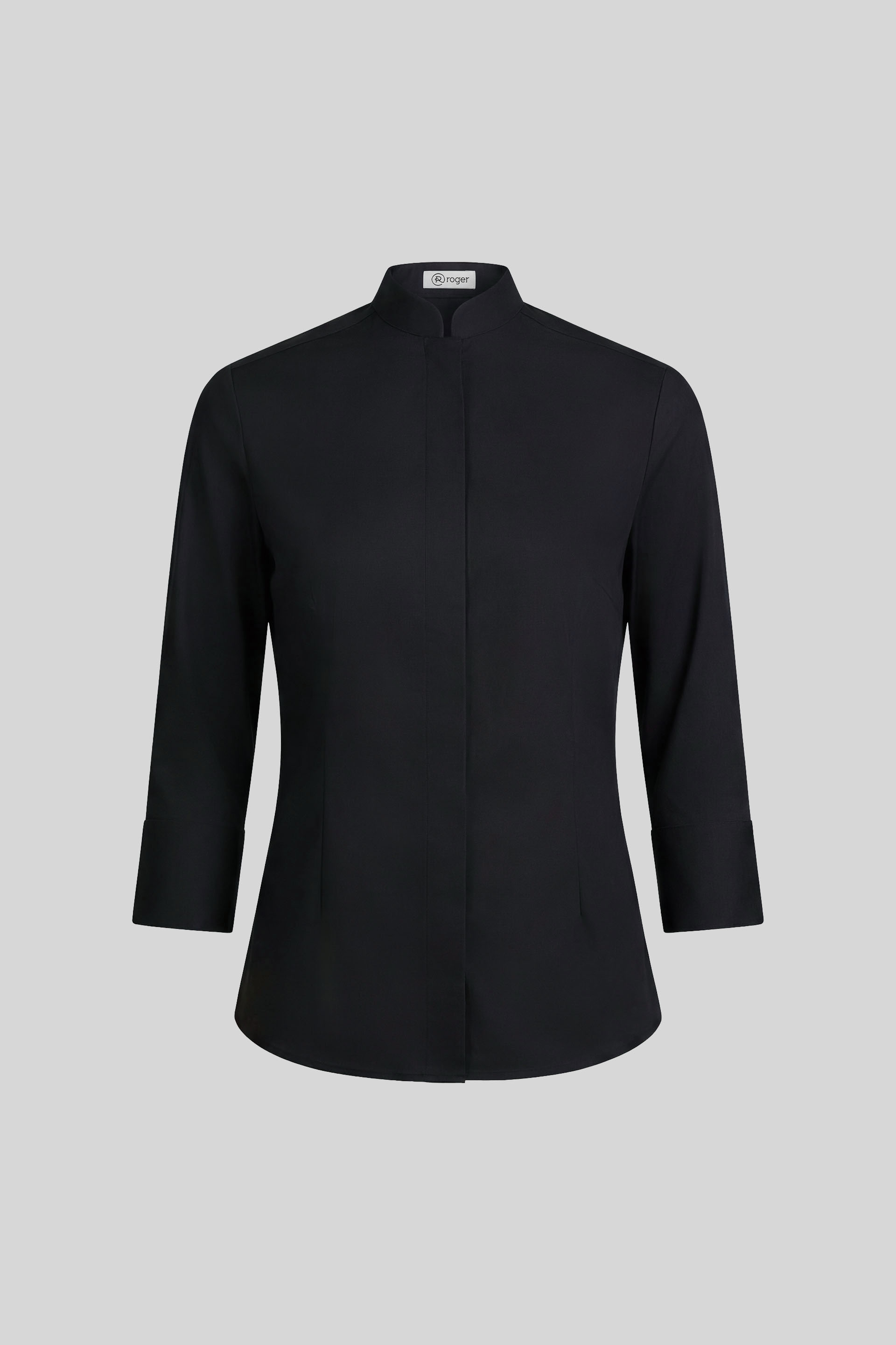 Camisa Mujer Cuello Mao Manga 3/4 Nobre - 940138 