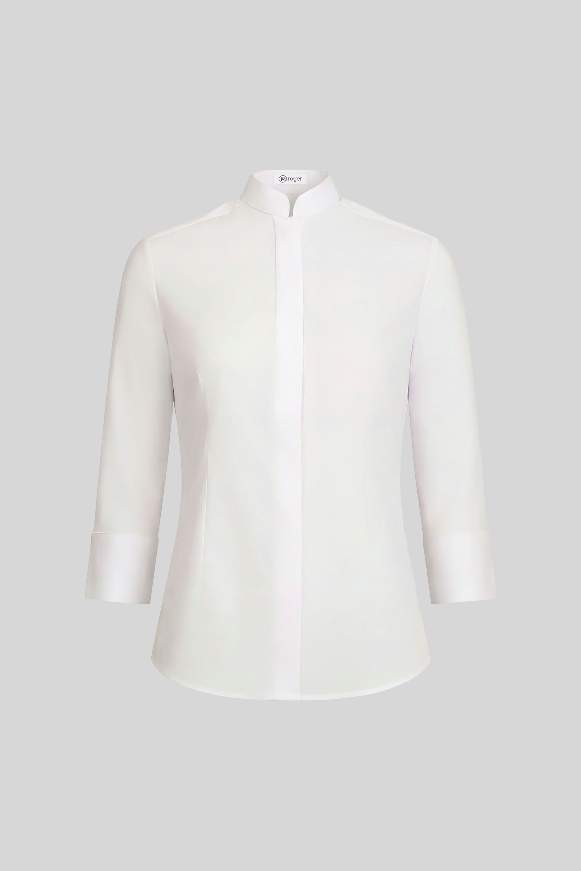 Camisa Mujer Cuello Mao Manga 3/4 Nobre - 940138 