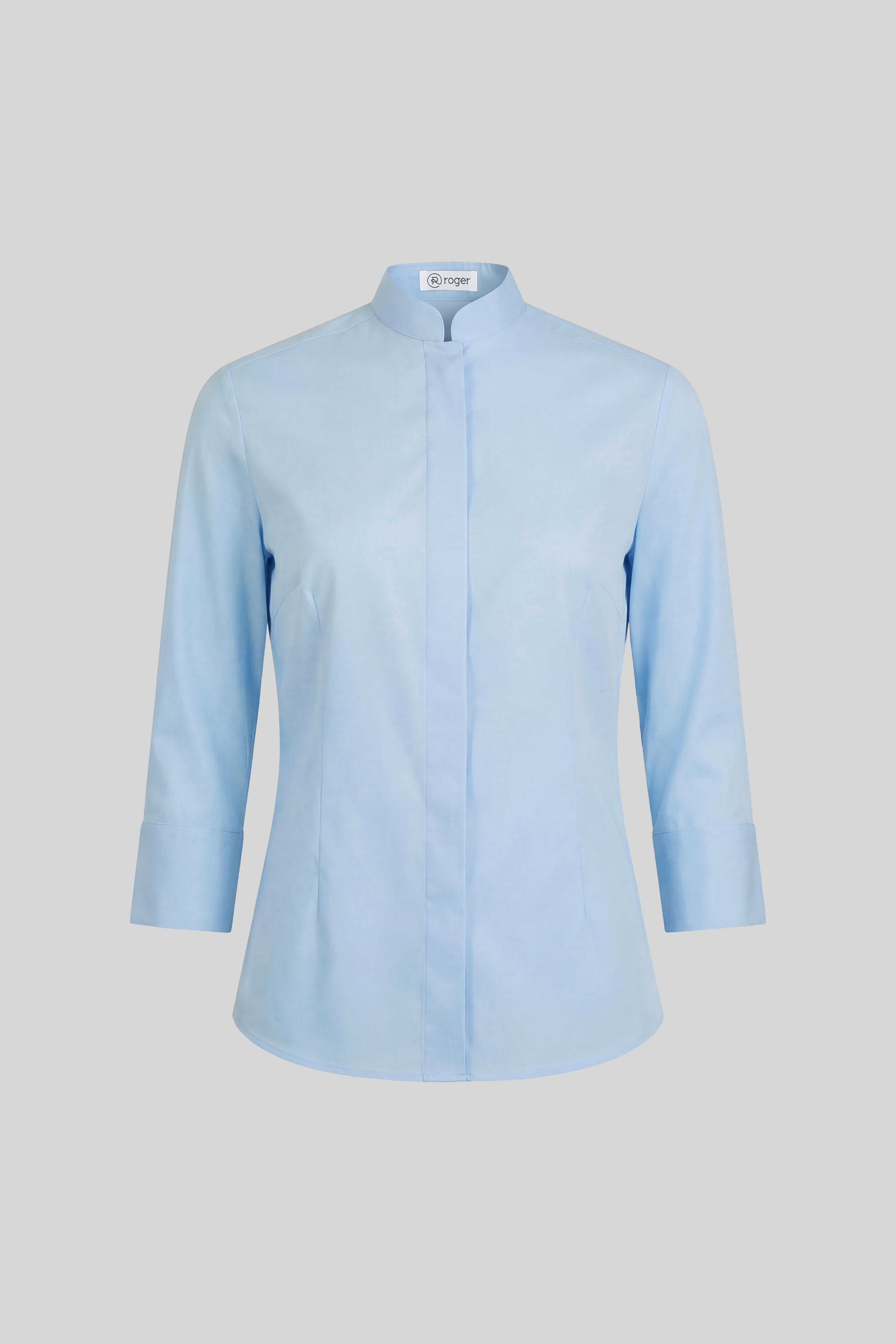 Camisa Mujer Cuello Mao Manga 3/4 Nobre - 940138 