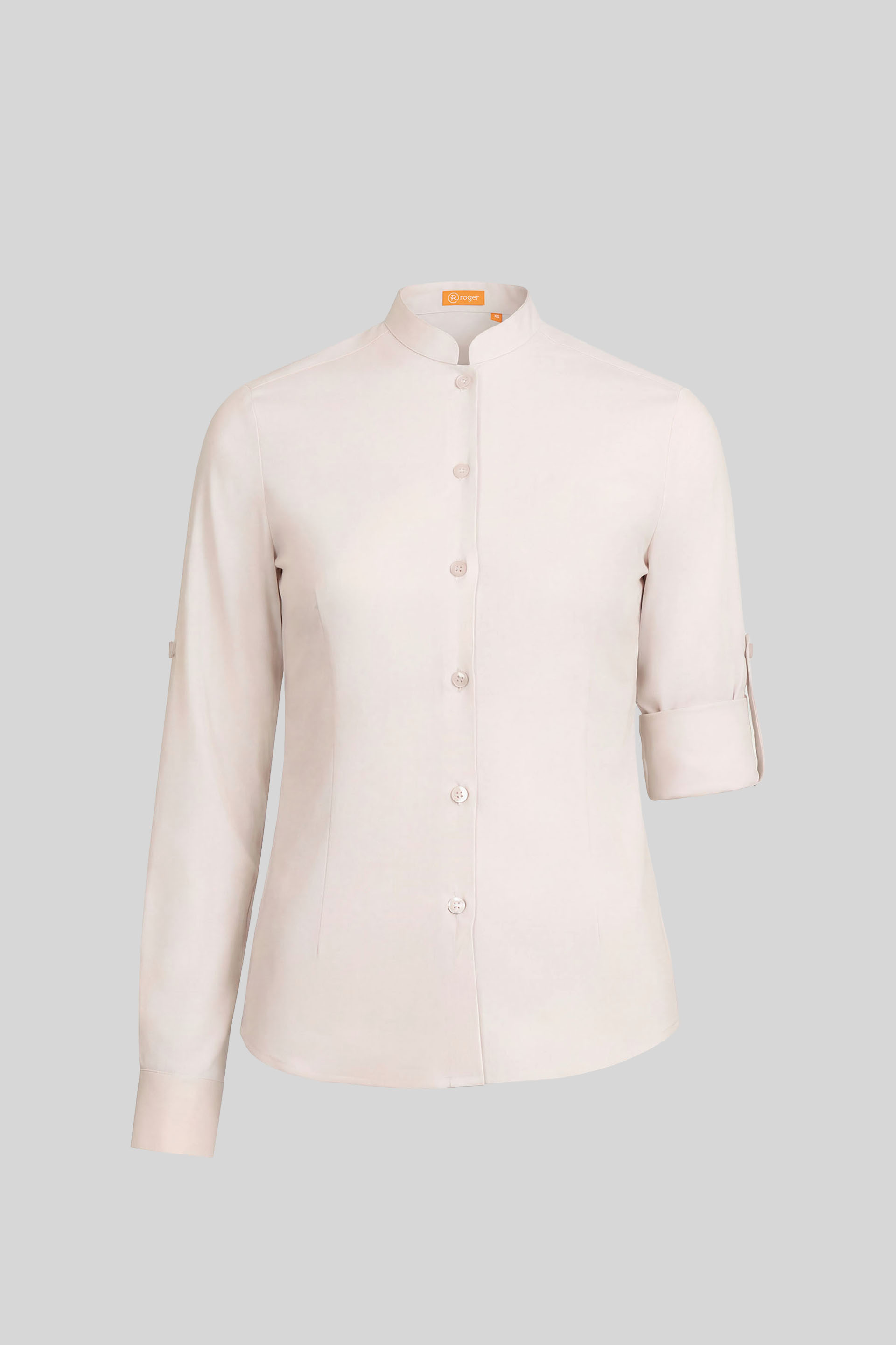 Camisa Mujer Cuello Mao Manga Larga Daytona - 977137 