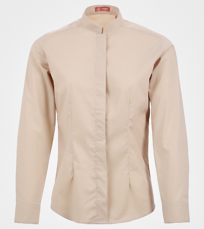 Camisa Mujer Cuello Mao Manga Larga Dinar - 984139 
