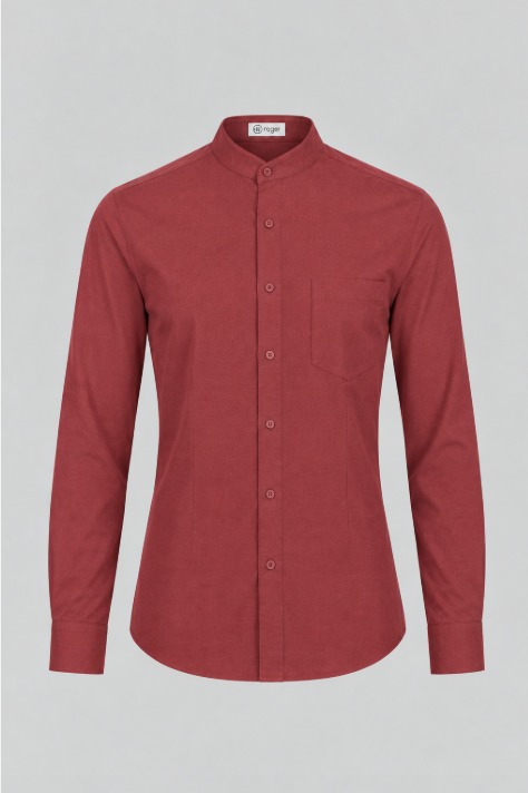 Camisa Hombre Cuello Mao Manga Larga Nobre - 921138 