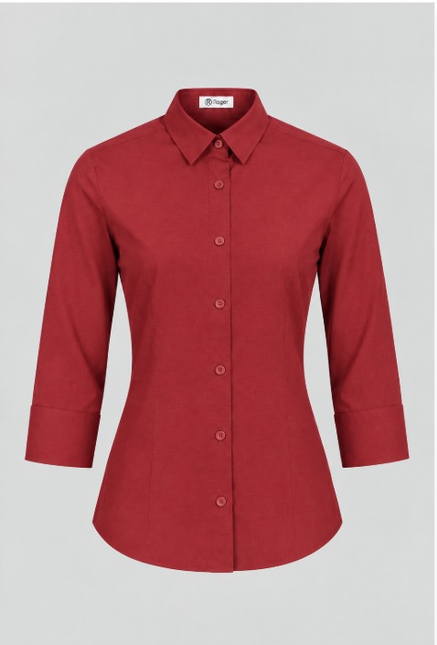 Camisa Mujer Cuello Camisero Manga 3/4 Alameda - 932138 